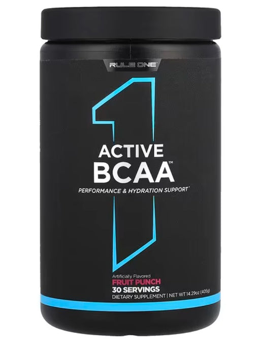 Rule One Active BCAA 405g - Fruit Punch - Combination Multivitamins & Minerals at MySupplementShop by Rule One