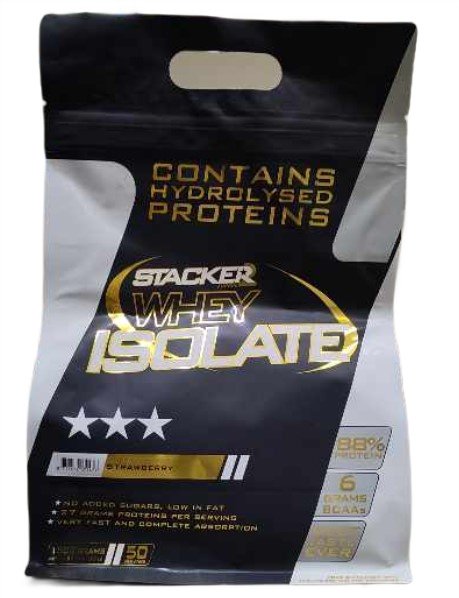 Stacker2 Europe Whey Isolate 1500g - Strawberry - Whey Proteins at MySupplementShop by Stacker2 Europe