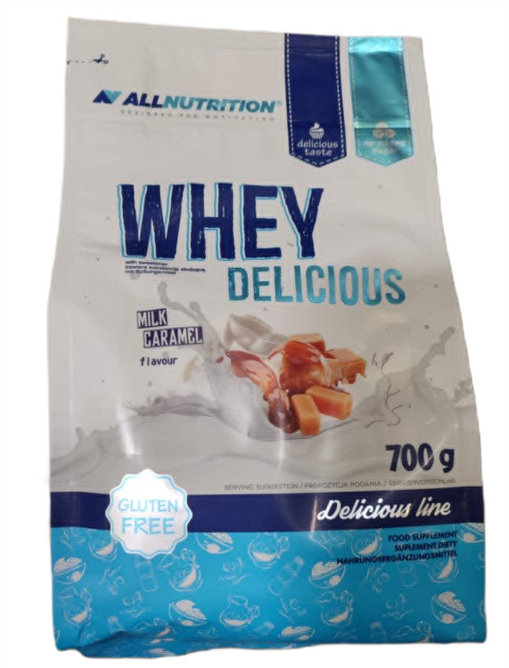 Allnutrition Whey Delicious 700g - Milk Caramel - Sports Nutrition at MySupplementShop by Allnutrition