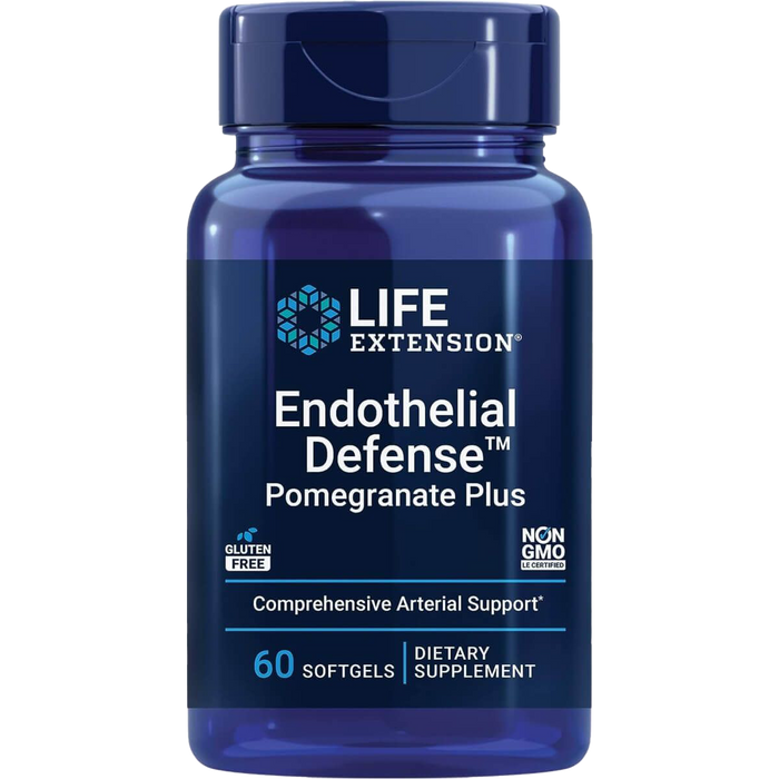 Life Extension Endothelial Defense Pomegranate Plus 60 Softgels