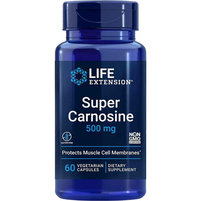 Life Extension Super Carnosine 500 mg 60 Vegetarian Capsules