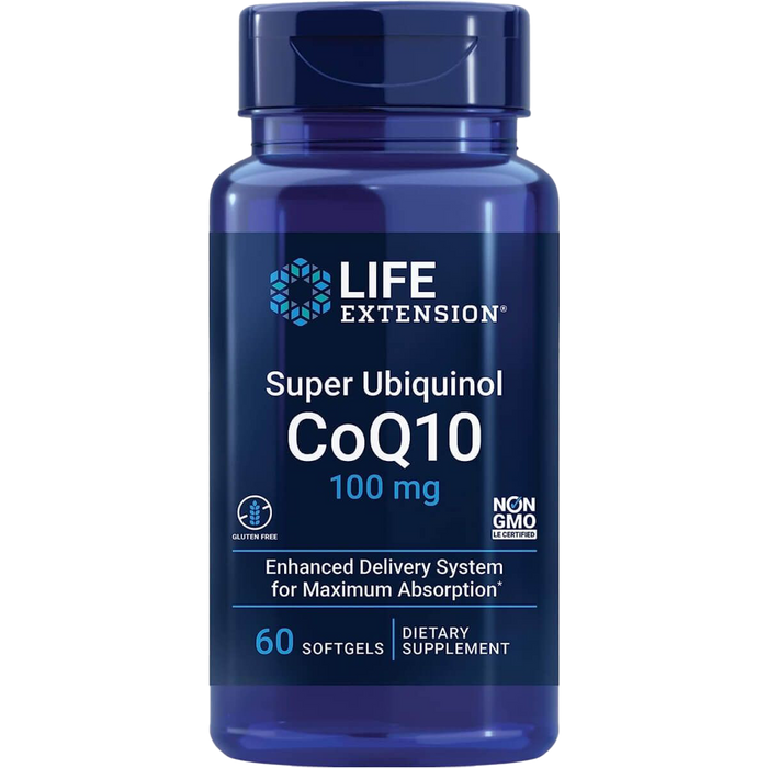 Life Extension Super Ubiquinol CoQ10, 100 mg – 60 Kapseln