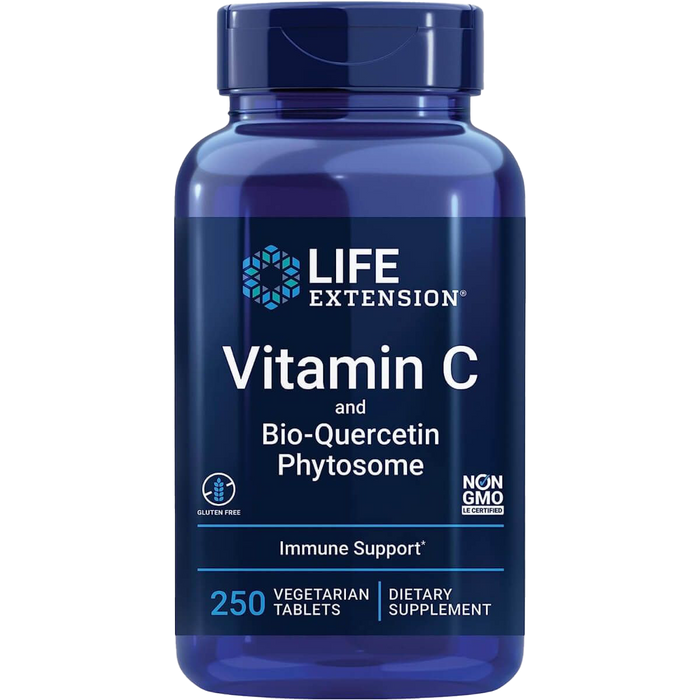 Life Extension Vitamin C und Bio-Quercetin Phytosome – 250 vegetarische Tabs