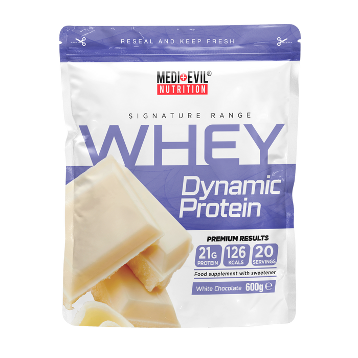 Medi-Evil Whey Dynamix Protein 600g - White Chocolate - Protein Powder at MySupplementShop by Medi-Evil Nutrition