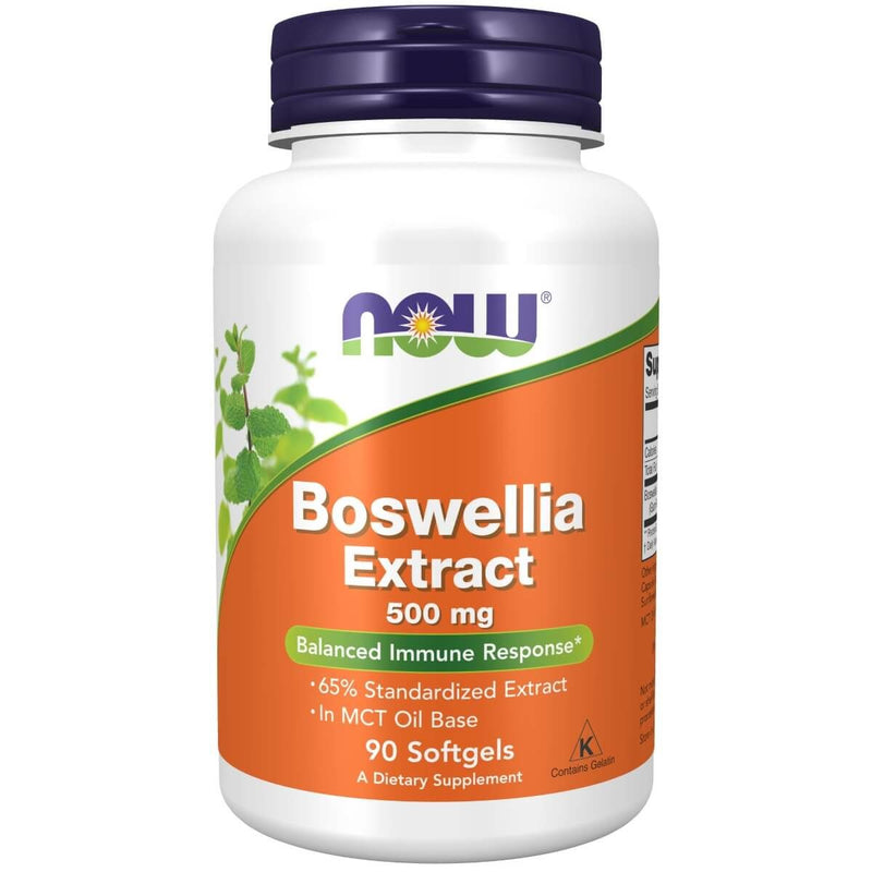 NOW Foods Boswellia Extract 500 mg 90 Softgels | Premium Supplements at MYSUPPLEMENTSHOP