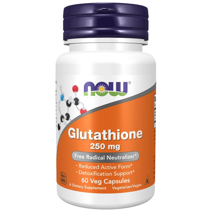 NOW Foods Glutathion, 250 mg – 60 Kapseln