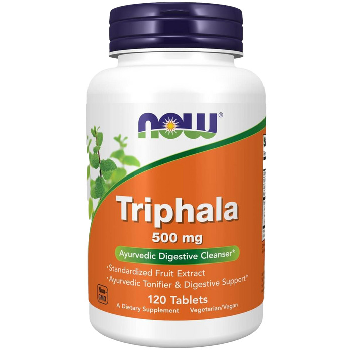 NOW Foods Triphala, 500 mg – 120 Tabletten