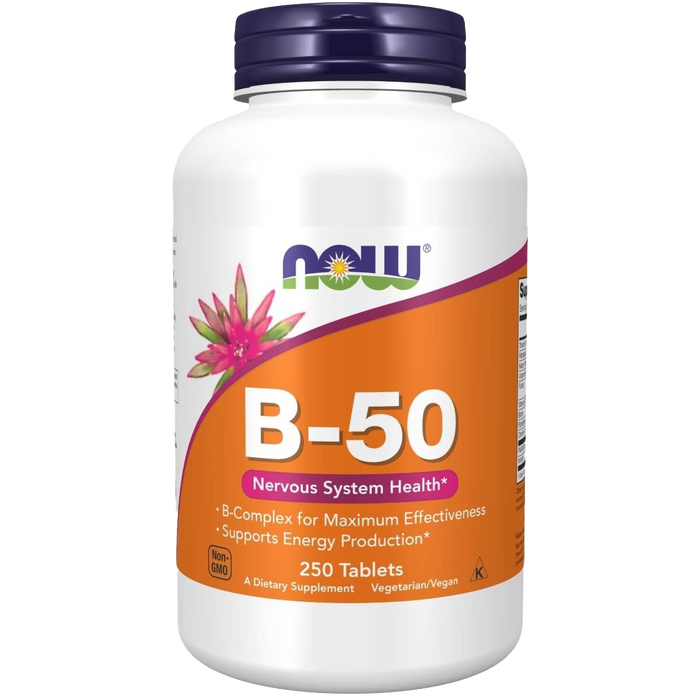 NOW Foods Vitamin B-50 mg 250 Tablets