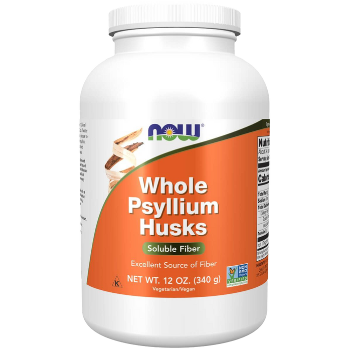 NOW Foods Whole Psyllium Husks 12oz (340g)