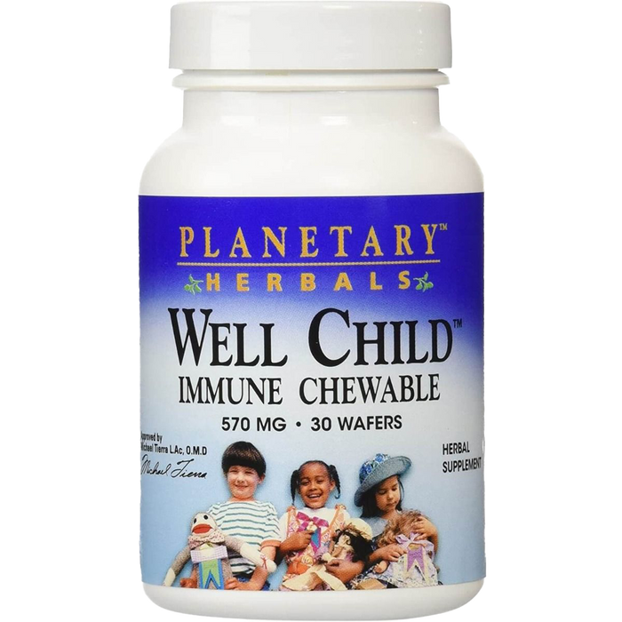 Planetary Herbals Well Child Immune à croquer 560 mg 30 plaquettes