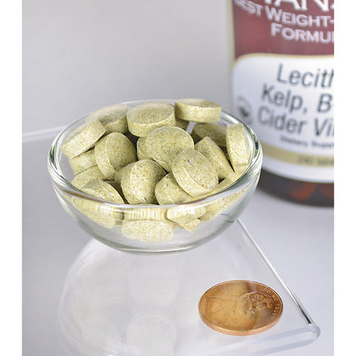 Swanson Lecithin, Kelp, B6 & Cider Vinegar - 240 tabs | High-Quality Slimming and Weight Management | MySupplementShop.co.uk