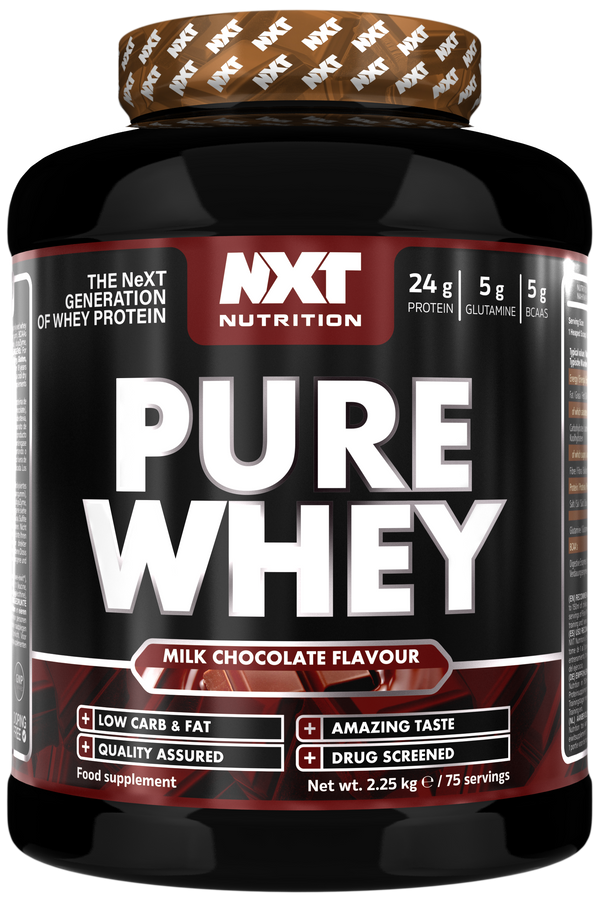 NXT Nutrition Pure Whey 2.25kg - Chocolate - Whey Protein at MySupplementShop by Nxt Nutrition