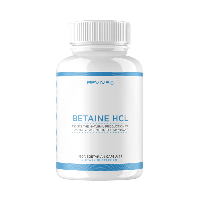 Revive MD Betaine HCL 180 Caps - Health & Wellbeing at MySupplementShop by Revive MD