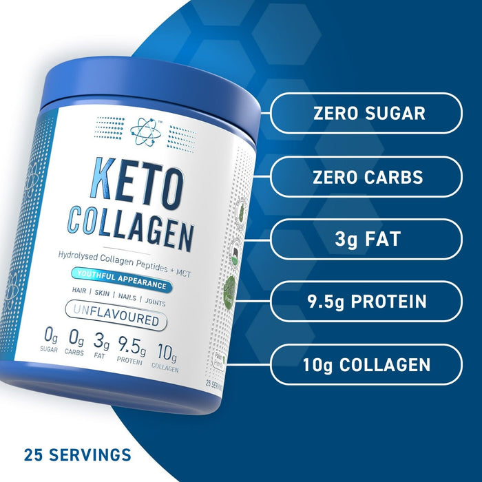 Applied Nutrition Keto Collagen 325g - Nutritional Supplement at MySupplementShop by Applied Nutrition