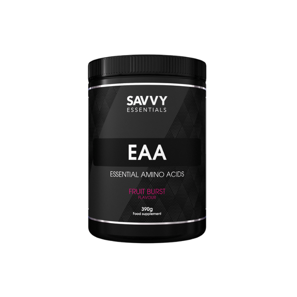 Savvy Essentials EAA 390g Fruit Burst - BCAAs at MySupplementShop by Savvy Nutrition