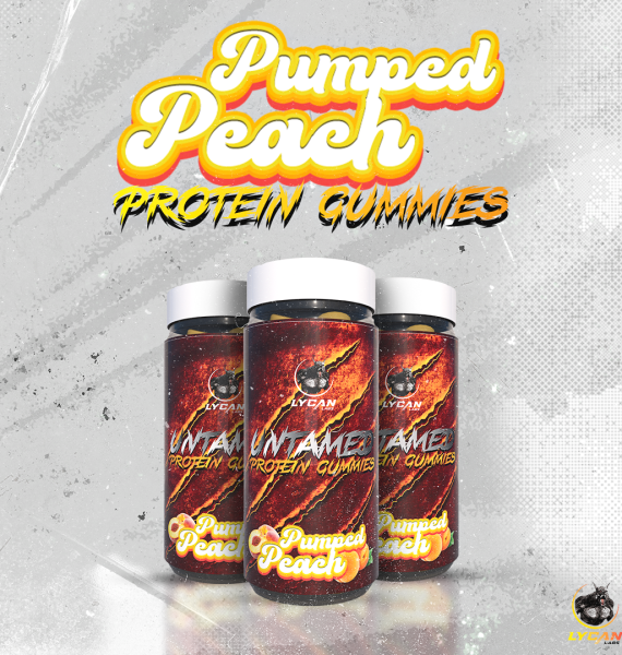 Lycan Labs Untamed Protein Gummies 290g Pumped Peach