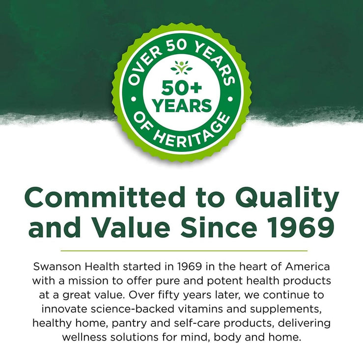 Swanson Probiotic+ Prebiotic Fiber 500 Million CFU 60 Veggie Capsules | Premium Supplements at MYSUPPLEMENTSHOP