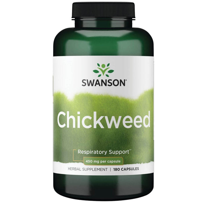 Swanson Chickweed 450mg 180 Capsules - Sports Supplements at MySupplementShop by Swanson