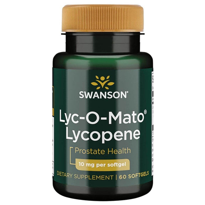 Swanson Lyc-O-Mato Lycopene 10mg 60 Softgels - Bladder, Kidney, Prostate at MySupplementShop by Swanson