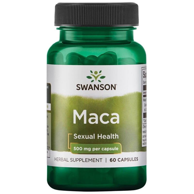 Swanson Maca 500 mg 60 Capsules - Sexual Health at MySupplementShop by Swanson