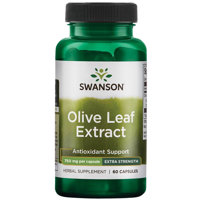 Swanson Olive Leaf Extract 750 mg 60 Capsules