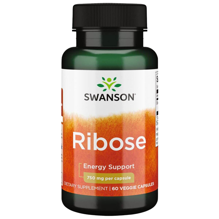 Swanson Ribose 750 mg 60 Veg Capsules