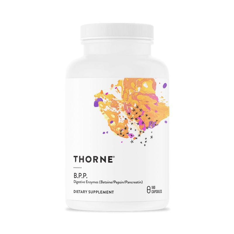 Thorne Research B.P.P. Digestive Enzymes 180 Capsules | Premium Supplements at MYSUPPLEMENTSHOP