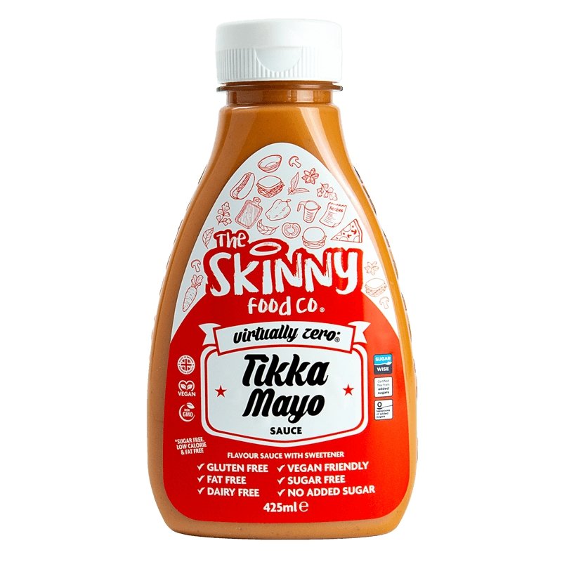 The Skinny Food Co Zero Calorie Skinny Sauce 425ml Tikka Mayo