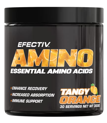 Efectiv Nutrition Amino 300g Tangy Orange - Amino Acids and BCAAs at MySupplementShop by Efectiv Nutrition