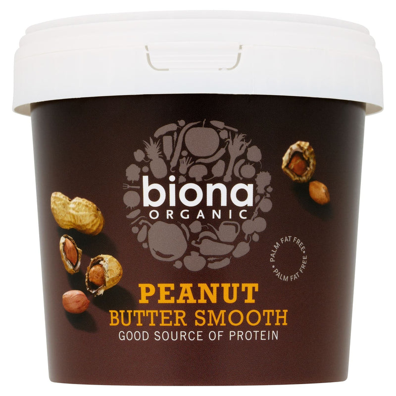 Biona Organic Peanut Butter Smooth 1kg | High-Quality Health Foods | MySupplementShop.co.uk