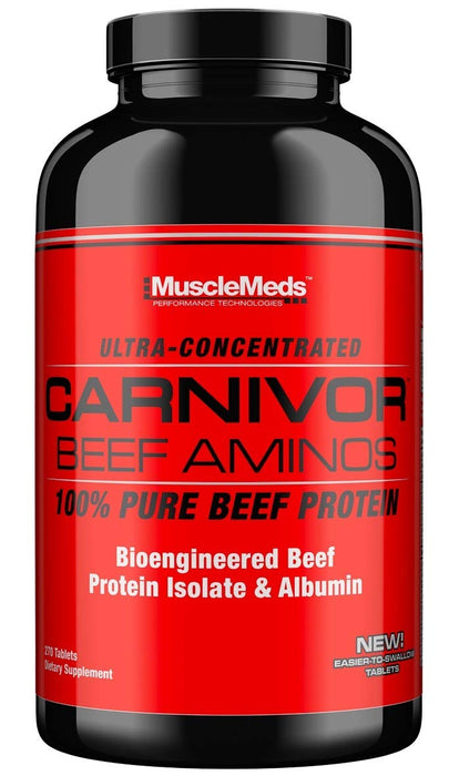 MuscleMeds Carnivor Beef Aminos - 300 tablets | High-Quality Amino Acids and BCAAs | MySupplementShop.co.uk