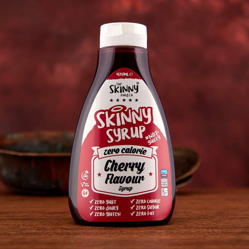 The Skinny Food Co . Cherry Syrup 425ml | High-Quality Syrup | MySupplementShop.co.uk