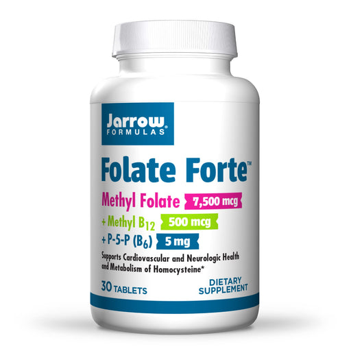 Jarrow Formulas Folate Forte - 30 tabs | High-Quality Vitamins & Minerals | MySupplementShop.co.uk