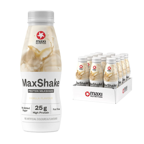 Maxi Nutrition Protein RTD Shake 12x330ml Vanilla | High-Quality Health & Nutrition | MySupplementShop.co.uk