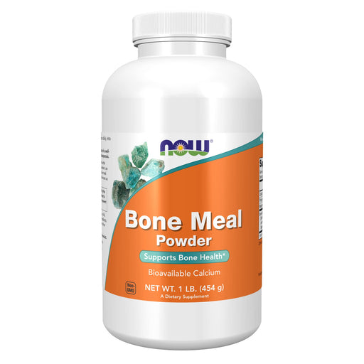 NOW Foods Bone Meal Powder - 454g - Health and Wellbeing at MySupplementShop by NOW Foods