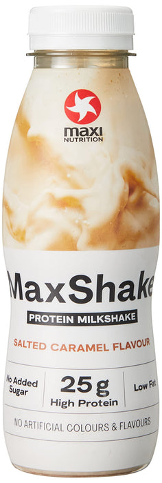 Maxi Nutrition Protein RTD Shake 12x330ml Salted Caramel - Health & Nutrition at MySupplementShop by Maxi Nutrition