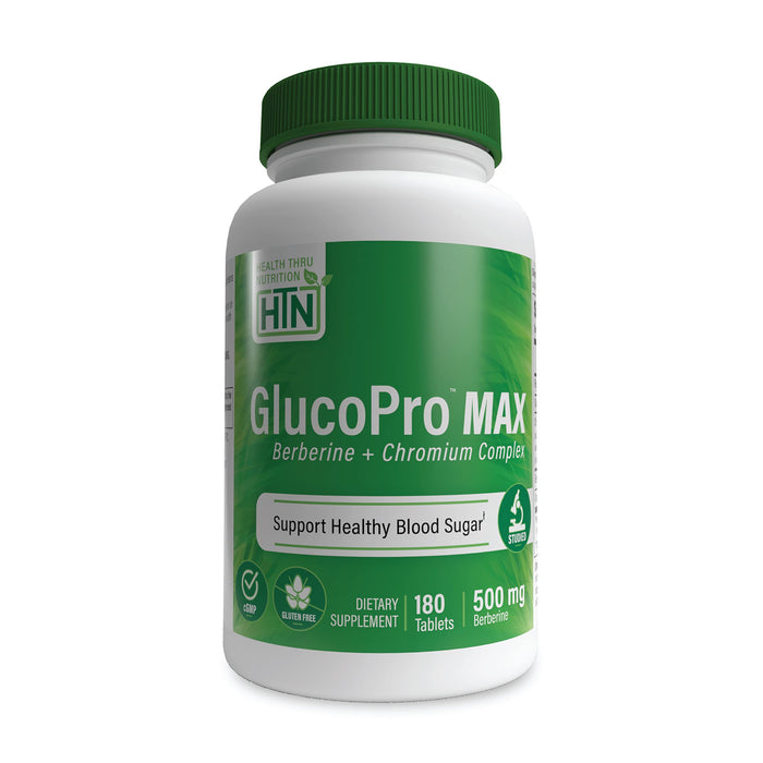 Health Thru Nutrition GlucoPro Max - 180 tabs | High-Quality Multiminerals | MySupplementShop.co.uk