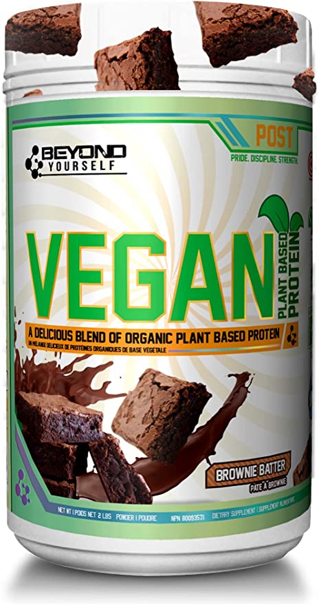 Beyond Yourself Vegan Protein 909g Brownie Batter | High-Quality Nutrition Drinks & Shakes | MySupplementShop.co.uk