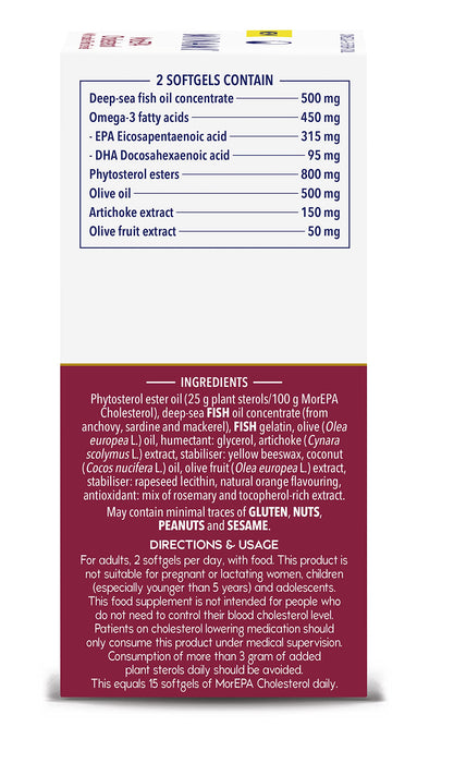 Minami Nutrition MINAMI MOREPA Cholesterol 24x60Caps XB | High-Quality Omegas, EFAs, CLA, Oils | MySupplementShop.co.uk