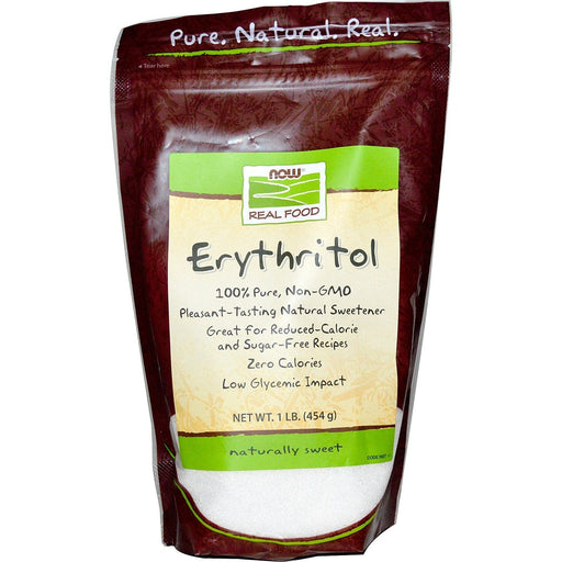 NOW Foods Erythritol, Pure - 454g | High-Quality Health Foods | MySupplementShop.co.uk