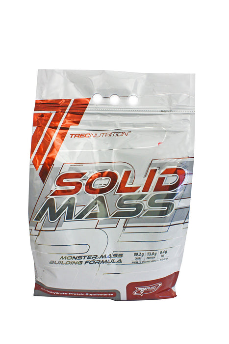 Trec Nutrition Solid Mass, Creamy Strawberry - 5800 grams | High-Quality Weight Gainers & Carbs | MySupplementShop.co.uk