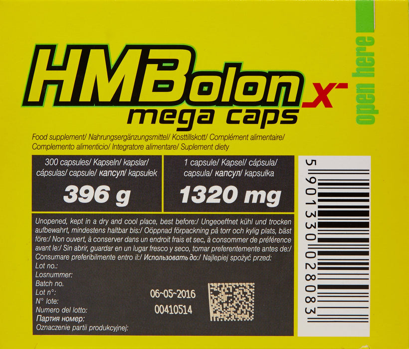 Olimp Nutrition HMBolon NX, Mega Caps - 300 caps | High-Quality Amino Acids and BCAAs | MySupplementShop.co.uk