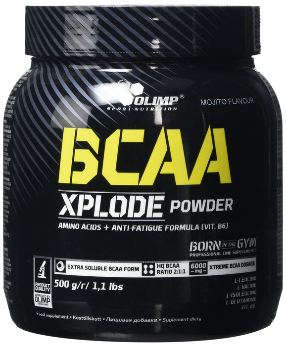 Olimp Nutrition BCAA Xplode, Mojito - 500 grams | High-Quality Amino Acids and BCAAs | MySupplementShop.co.uk