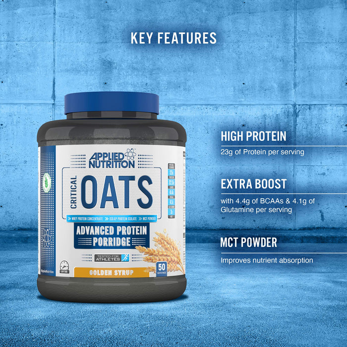 Applied Nutrition Critical Oats 3kg - Health & Personal Care at MySupplementShop by Applied Nutrition