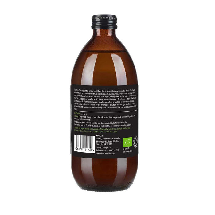 Kiki Health Organic Aloe Ferox Juice 500ml | High-Quality Juice | MySupplementShop.co.uk