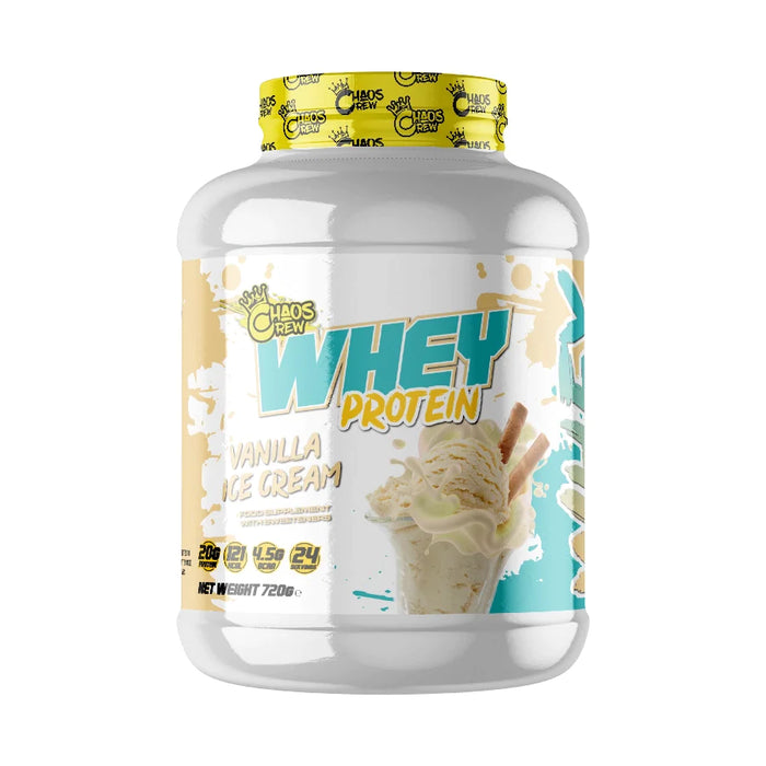 Chaos Crew Whey Protein 720g 23 Servings - Whey Protein at MySupplementShop by Chaos Crew