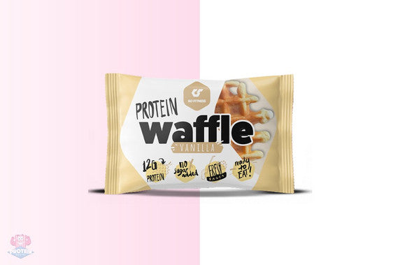 Go Fitness Protein Waffle 12x50g Vanilla Flavour | High-Quality Pancakes & Waffles | MySupplementShop.co.uk