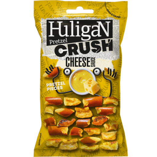 Huligan's Pretzel Cush 18 x 65g - Cheese - Pretzel Cush at MySupplementShop by Huligan