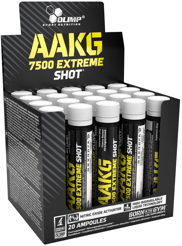 Olimp Nutrition AAKG 7500 Extreme Shot, Grapefruit - 20 x 25 ml. | High-Quality Amino Acids and BCAAs | MySupplementShop.co.uk