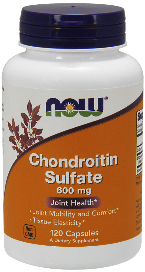 NOW Foods Chondroitin Sulfate, 600mg - 120 caps | High-Quality Joint Support | MySupplementShop.co.uk